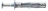 Cheville m�tal - Avec vis - 6 x 36 mm - Bo�te de 100 - Novipro NOV95642