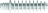Cheville - M7 - Pour collier multi-Diam�tre - Boite de 100 - Gris - Bizline 104002