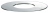 Rosace plate - Diam�tre 65 mm - Lot de 2 - Delabie 292065.2P