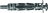 Cheville � expansion - Mat�riaux creux - 6 x 36 - Vis tete ronde - Boite de 100 - Bizline 104093