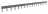 Peigne de cablage phase ou neutre 18 modules Legrand HX�