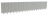 Legrand obturateur 18 modules gris pour tableau �lectrique