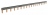 Peigne de cablage phase ou neutre 18 modules Legrand HX�