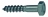 Vis Tire-Fonds - T�te h�xagonale - 8 x 50 - Inox - Boite de 50