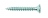 Vis VBA - T�te frais�e Torx - 5 x 35 mm - Boite de 100 - Bizline 770038