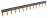 Peigne de cablage phase ou neutre 13 modules Legrand HX�