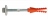 Fixation chauffe eau - Paroi pleine - Vis 2 filets 10 x 120 - Novipro NOV92525