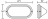 Hublot d�co ovale ext�rieur 271mm E27 60W Aric Ovo 270 blanc