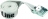 Sangle - Avec boucle de serrage - 1 M�tre x 25 mm - Blanche - Bizline 390479