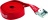 Sangle - Avec boucle de serrage - 2.5 M�tres x 25 mm - Rouge - Bizline 390473
