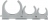 Fixation - Pour tubes et gaines - Diam�tre 32 mm - Boite de 50 - Bizline 300473