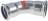 Coude � sertir 45� - Tube Acier Electrozingu� - Femelle / Femelle 108 mm - Comap Xpress