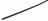 Gaine thermor�tractable noire de 3 � 1 mm