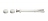 Fixation - WC et bidet - Vis t�te hexagonale laiton 6 x 60 - Cheville longue - Cabochons blancs et chrom�s - Novipro NOV92586
