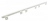 Cr�maill�re CAME CGZPB en fibre de verre et acier Blanche