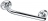 Barre de relevement - Longueur 30 cm - Diam�tre 25 mm - Laiton chrom� - Pellet 002903