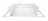 Spot encastr� � LED - Aric LOKI 100 - 8/10W - CCT - Blanc - Aric 51808