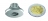 Kit spot encastr� � LED - Miniature - Aric SPARK -  3 x 1W - 3000K - ARIC 50598