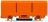 Adaptateur de fixation - Wago - Pour bornes 2273 - Orange