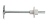 Fixation lavabo - Paroi creuse - Plaquettes soud�es - 8 x 120 - Ecrous nylon - Novipro NOV92330