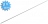 Tige filet�e 6 mm x 1 m�tre en acier zingu�. Lot de 10