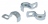 Attache perfor�e pour tube et gaine diam�tre 16