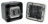 Bouton poussoir double NO-NF 10A Hager Cubyko saillie complet gris