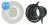 Bouche extraction fixe en plastique diam�tre 80mm s�rie bocp