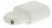 Fiche femelle 2 poles 6A blanc avec anneau d'extraction