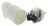 Fiche male 16A 2P+T en plastique avec anneau extraction blanc
