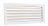 Grille de soufflage - Simple d�flexion - Ailettes mobiles - 300 x 150 mm - Blanc - Atlantic 529625