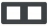 Plaque de finition - Anthracite - 2 Postes - Schneider Unica Pro NU400454