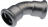 Coude � sertir 45� - Tube Acier Inoxydable - Femelle / Femelle 15 mm - Comap Xpress