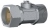Raccord R �gal � �crou tournant - Femelle / M�le - 15 x 21 mm - Gripp