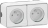 Prise de courant - 2P+T - Double - Saillie - Blanc - Mureva - Schneider Electric MUR36027