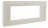 Plaque Hager Systo horizontale 6 modules Blanche