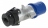 Fiche droite - M�le - 16 Amp�res - 2P+T - IP44 - Bleu - Legrand Hypra 052142
