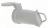 Fiche femelle 20A 3P+N+T Plexo avec poign�e et volet de protec