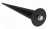 Piquet en aluminium noir pour spot halog�ne 150 Watts
