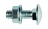 Boulon t�te ronde - Collet Carr� - Avec �crou - 6 x 30 - Boite de 100
