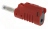 Fiche banane diam�tre 4 mm rouge