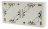 Prise de courant double 2 poles - terre saillie complet