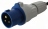Adaptateur 2P+T 16A pour borne camping marina long. 30 cm