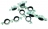 Collier isophonique - Simple - 7 x 150 - Pour tube 42 mm - Boite de 50 - Bizline 400132