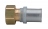Raccord droit - Femelle - Ecrou libre - Pour tube multicouche - 20 vers 1/2 - Lot de 2 - Altech 4434847