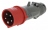 Fiche droite male 16 Amp�res 3P+N+T IP44 rouge - Legrand Hypra 52244