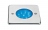 Applique de sol encastr�e - Aric EGO - A led - 1.5W - Bleu - Inox - Carr�e - Aric 1815