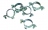 Collier Standard - Double - 7 x 150 - Pour tube 14 mm - Boite de 100 - Bizline 400028