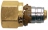Raccord  Sertir - Filetage femelle - 40 x 49 - Diamtre 40 mm - Uponor 1064135