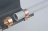 Clips bord de tle pour cable ou gaine de 6  9 mm